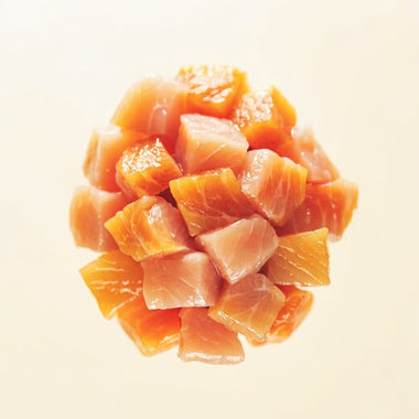 Fresh chicken pieces, the flavour of the tablet