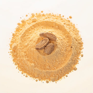 A mound of inulin prebiotic fibre