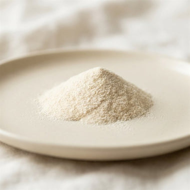 A mound of inulin prebiotic fibre